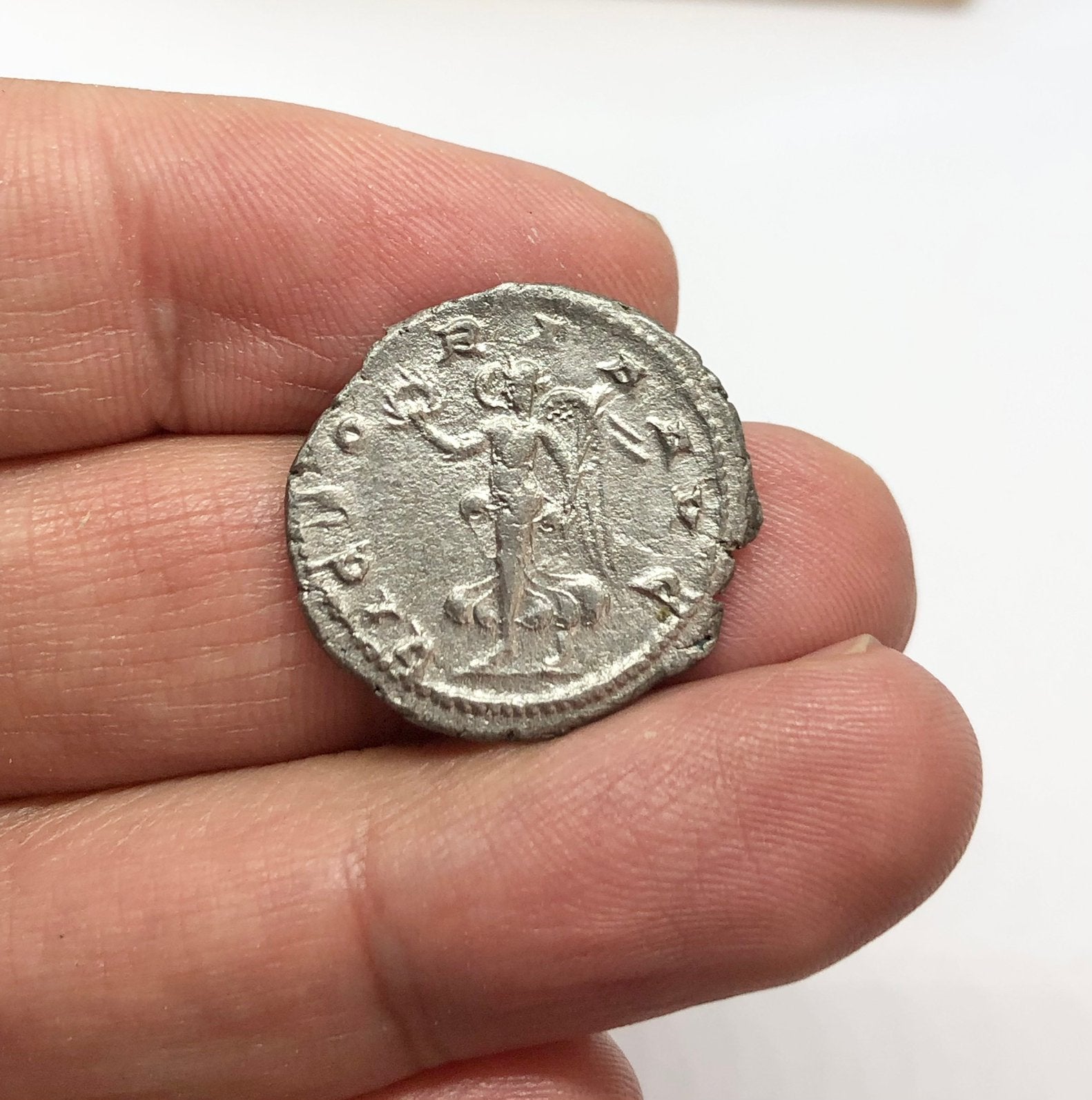 Romeinse munt Gordian III 241-243 AD, Antoninian, Victory, Verzenden, Italië, Losse munt