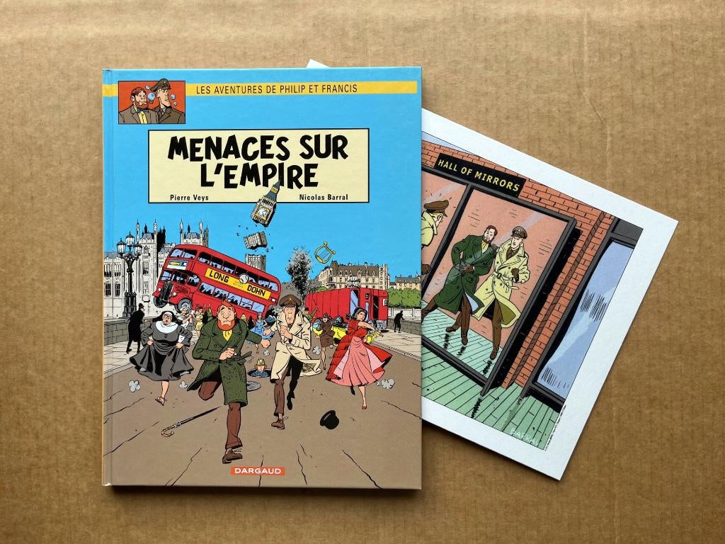 Philip et Francis T1 + XL - Menaces - Barral -EO2005-Dargaud, Envoi