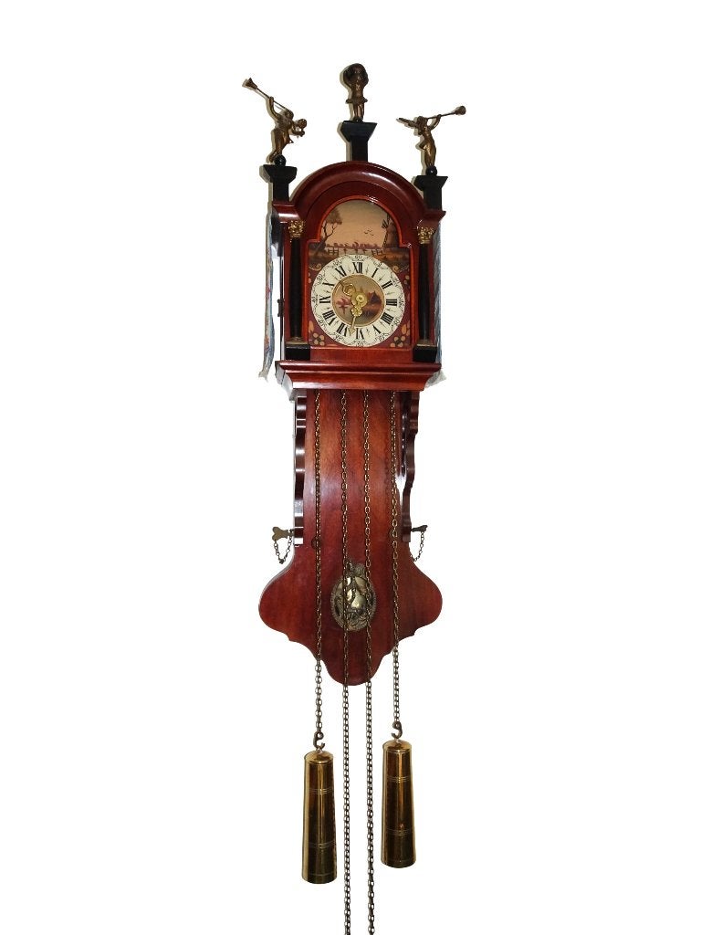 Veilinghuis Oranje - Horloge arrière frisonne compacte, XXe, Antiquités & Art, Enlèvement