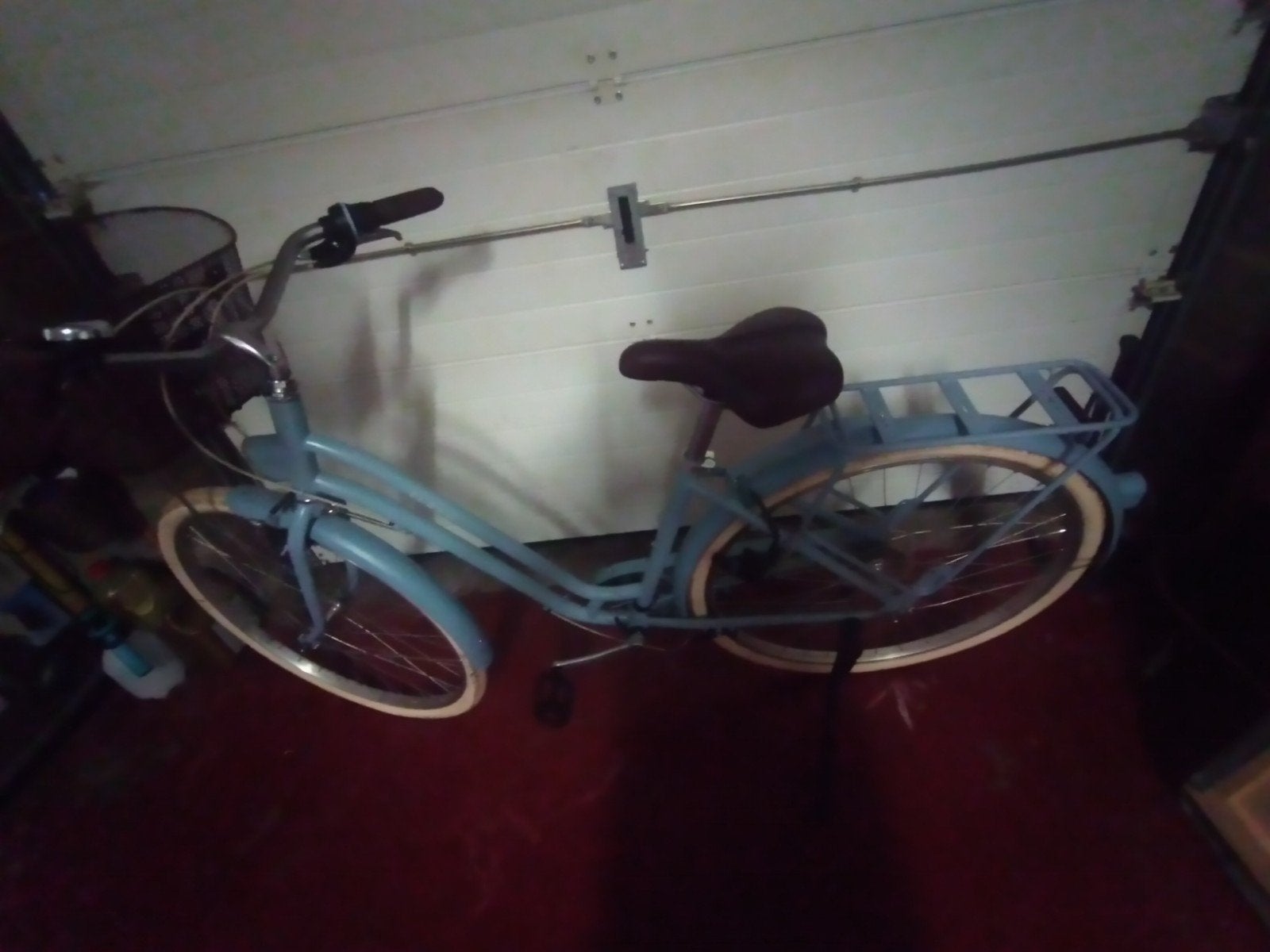 Fiets ELOPS met een mand heel goed qualiteit, Ophalen