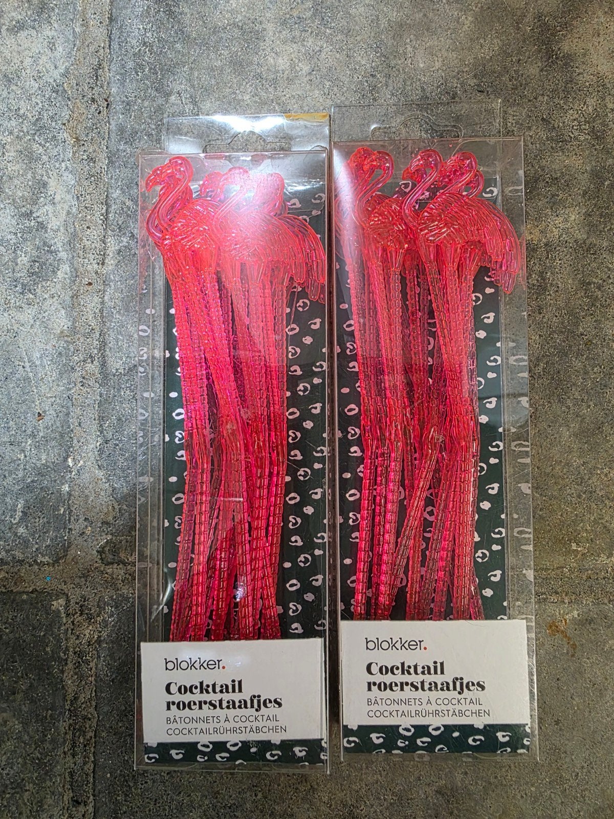 flamingo cocktail roerstaafjes te koop, Ophalen
