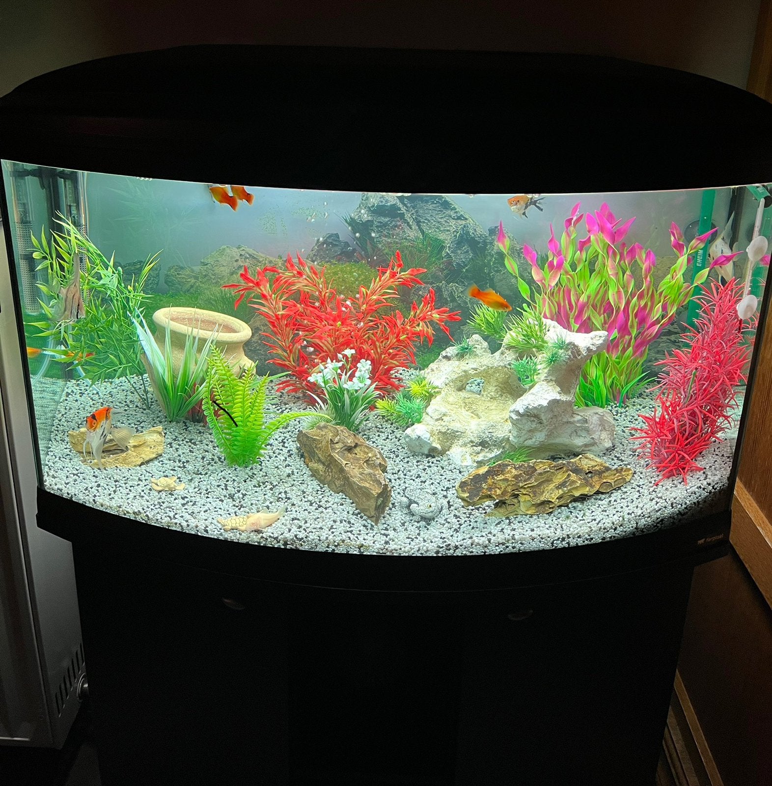 Aquarium met kast Cayman 150 liter, Animaux & Accessoires, Enlèvement, Comme neuf, Decoratie
