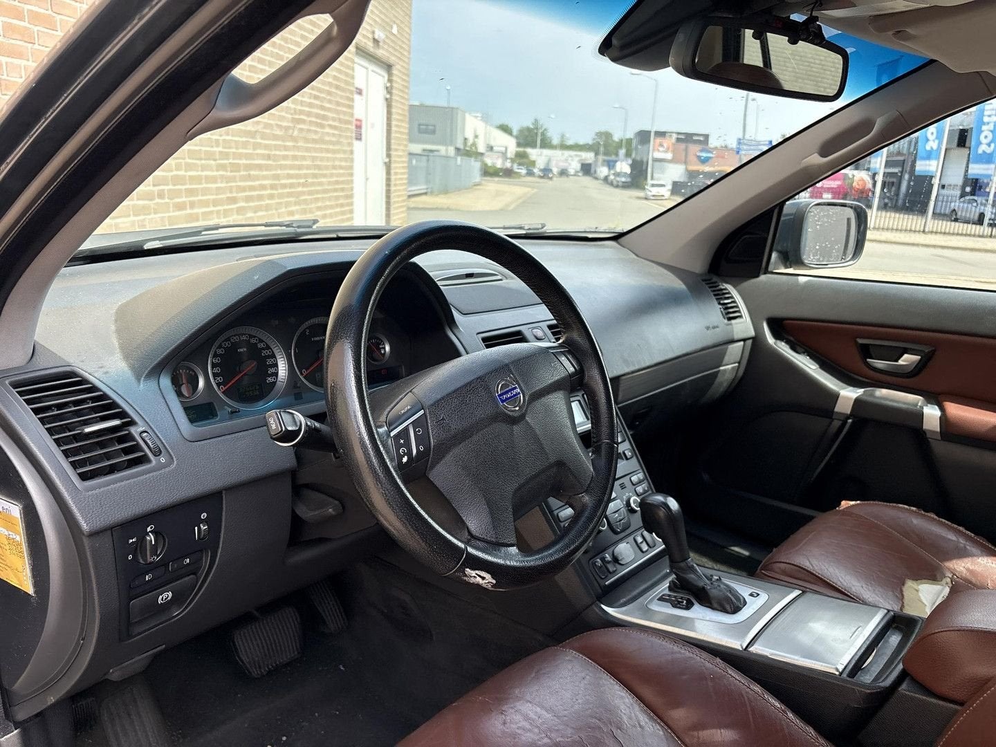Volvo XC90 2.4 D5 Summum | Leder | Climate | Cruise | Navi |, Auto's, Volvo, Blauw, Diesel, SUV of Terreinwagen, Parkeersensor