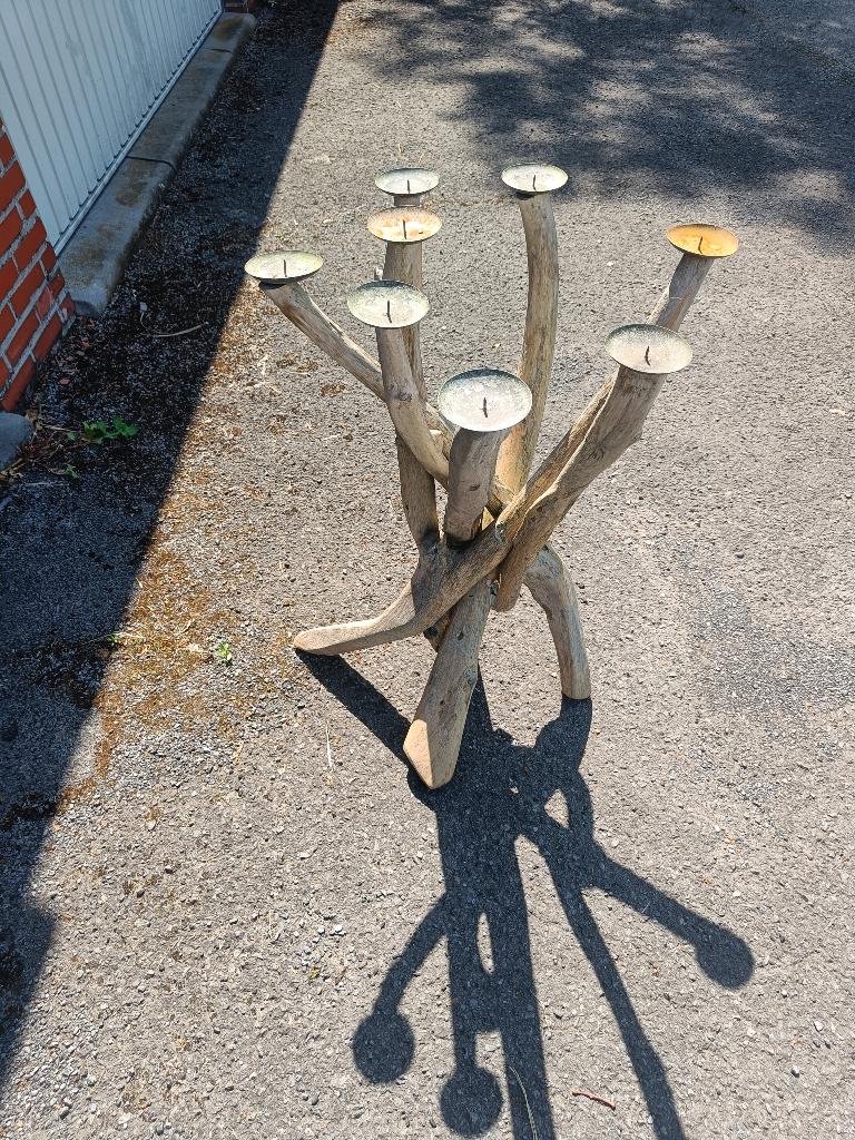 Kandelaar voor binnen of buiten, Enlèvement, Utilisé, Bois, Chandelier