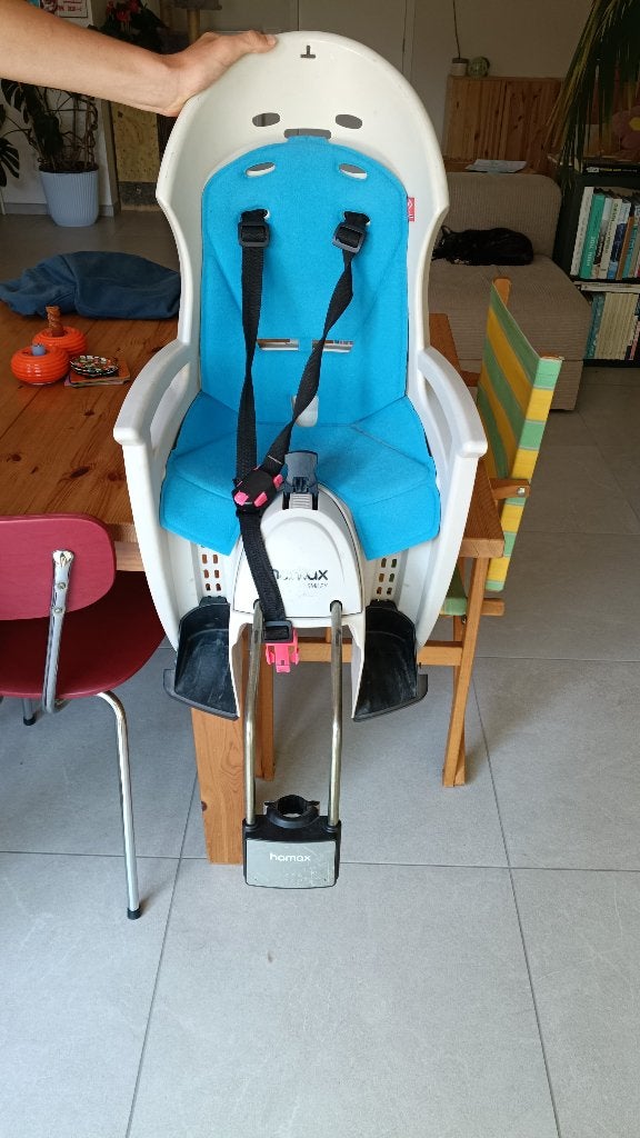 Hamax kinderstoel fiets, Ophalen, Gebruikt, Voetsteuntjes