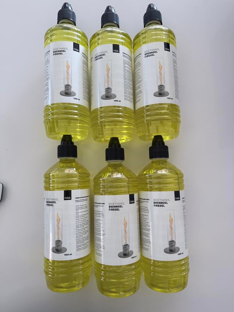 Hofats brandgel 6x 1 liter, Tuin en Terras, Vuurtafels, Nieuw, Ophalen