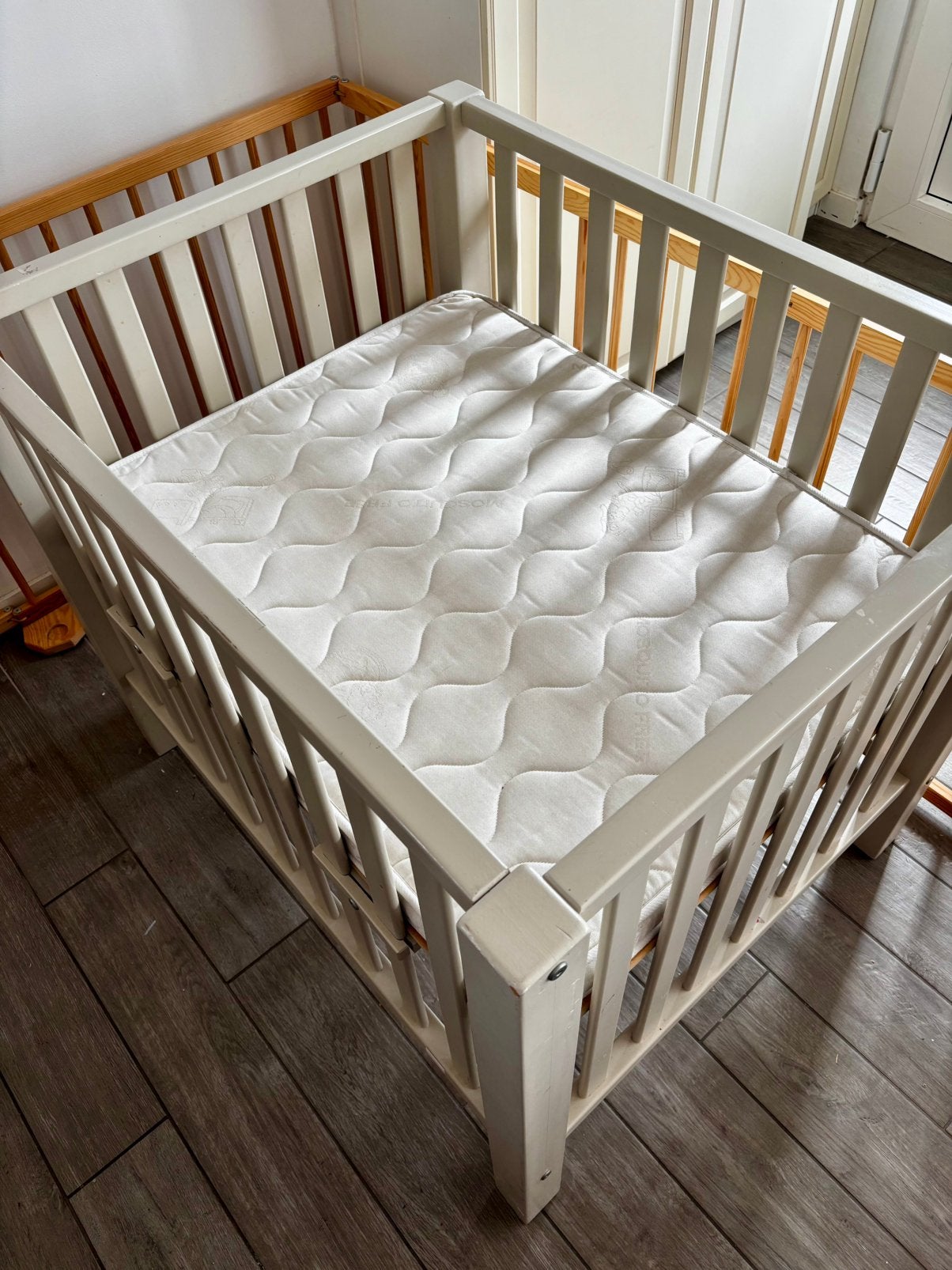 Quax park baby beige met matras, Kinderen en Baby's, Babyparken, Ophalen, Gebruikt, Rechthoekig, In hoogte verstelbaar