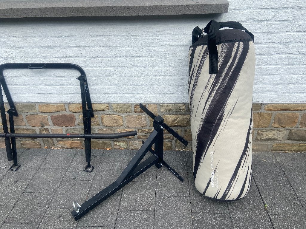 Cardio boxing bag en optrekstang, Enlèvement