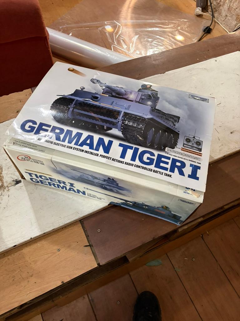 Char d asaut Heng Long German Tiger I, Ophalen, Zo goed als nieuw