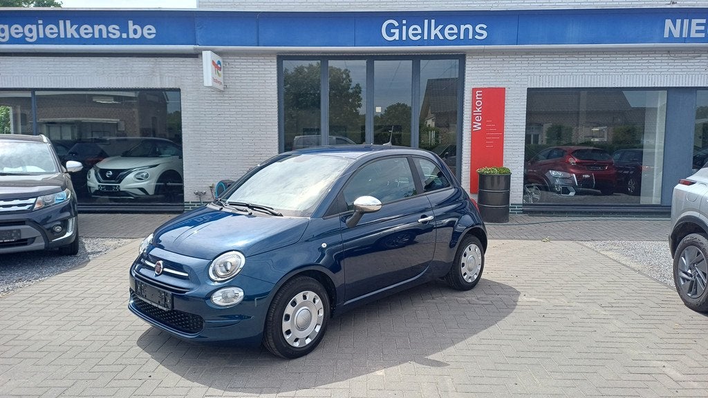 Fiat 500 1.0 hybrid/17000km/1 jaar garantie, Achat, Euro 6, Entreprise, Noir
