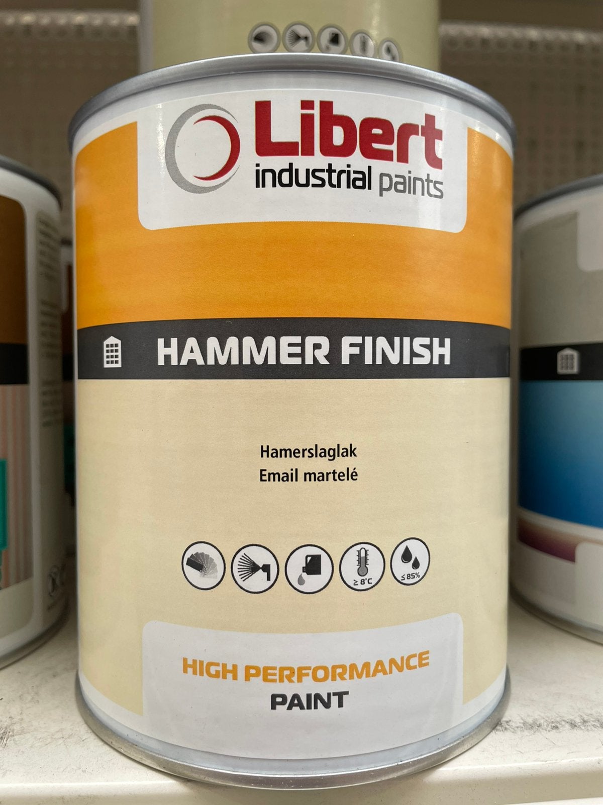 Hammer finish, hamerslaglak, Doe-het-zelf en Bouw, Verf, Beits en Lak, Ophalen, Nieuw, Lak, Grijs