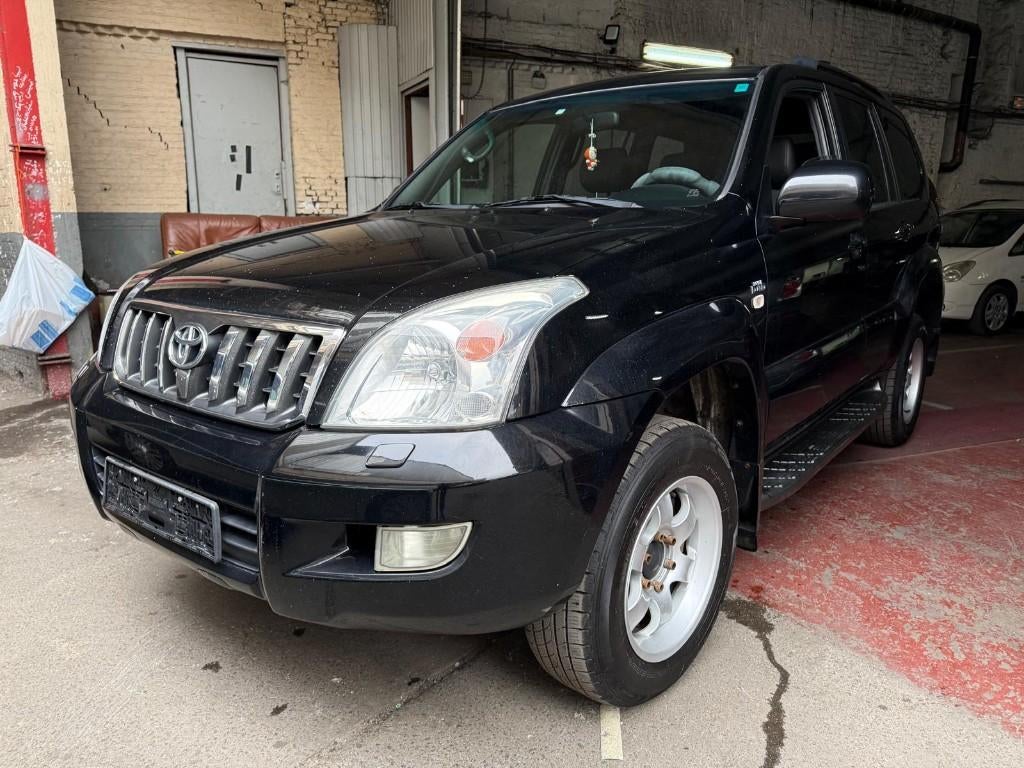 toyota land cruiser, 4 cilinders, Zwart, Leder, Diesel