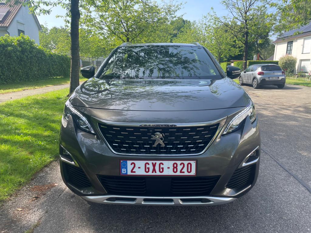 Peugeot 5008 2.0 GT-Line 7 zit automaat bouwjaar 2020, Auto's, Automaat, 7 zetels, Leder, Diesel
