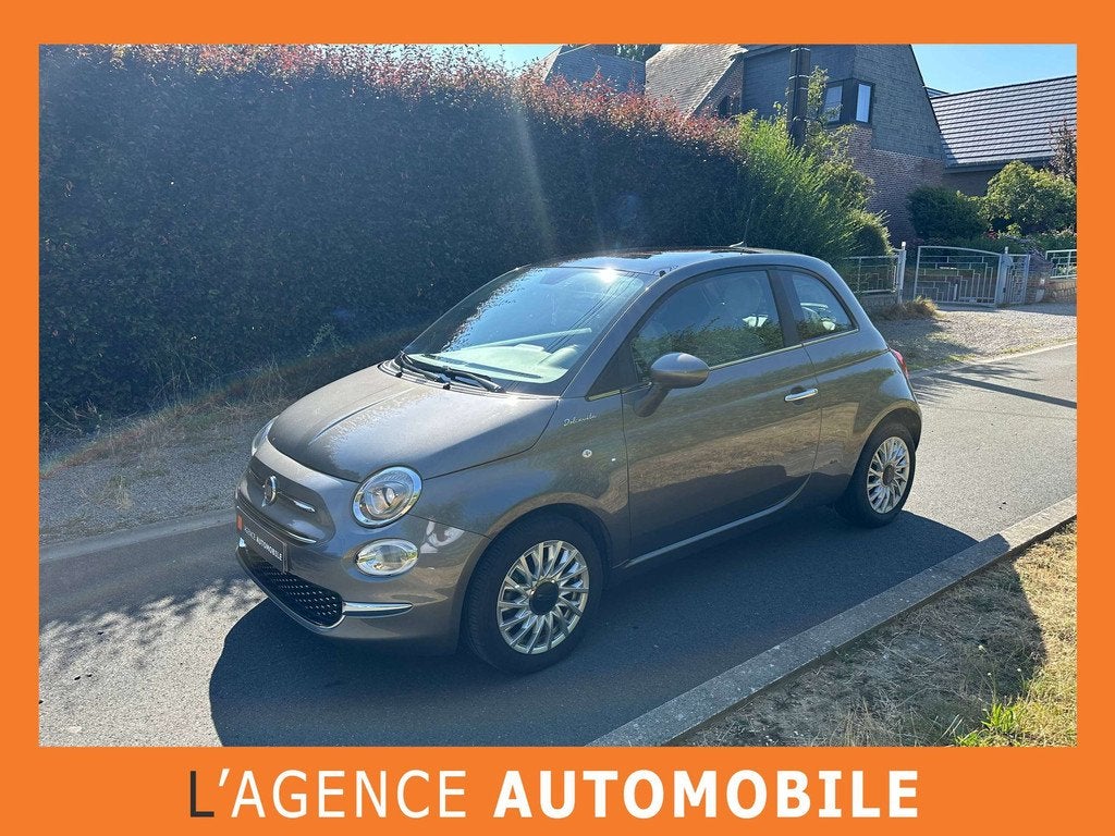 Fiat 500 1.0i MHEV Dolcevita (TOIT PANORAMIQUE) - GARANTIE 1, Cuir, Argent ou Gris, Achat, Entreprise