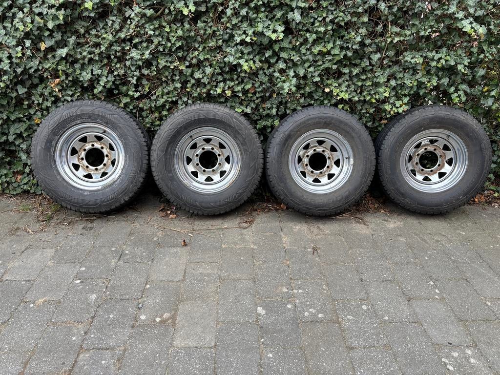 Set velgen 16” 8-gaats!, Ophalen, Gebruikt, 16 inch, 265 mm