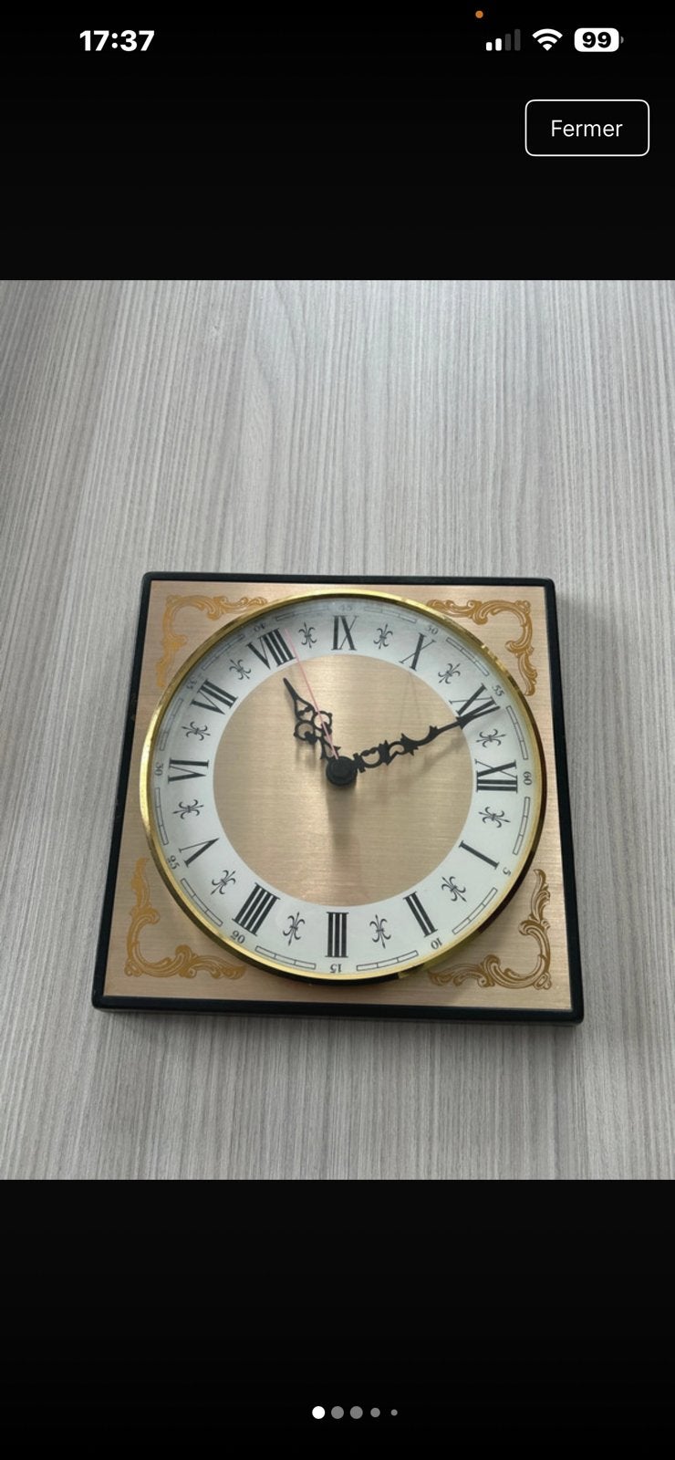 Horloge murale, Enlèvement ou Envoi, Comme neuf, Horloge murale
