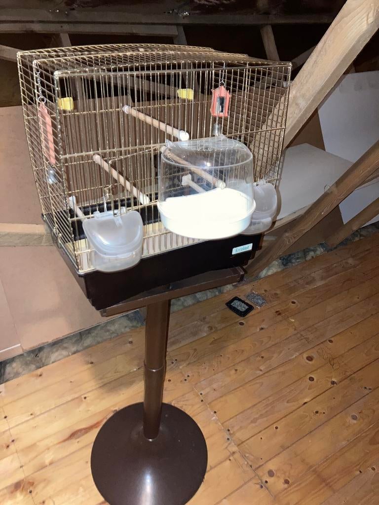 Vogel kooi, Dieren en Toebehoren, Ophalen, Zo goed als nieuw, Metaal, Vogelkooi