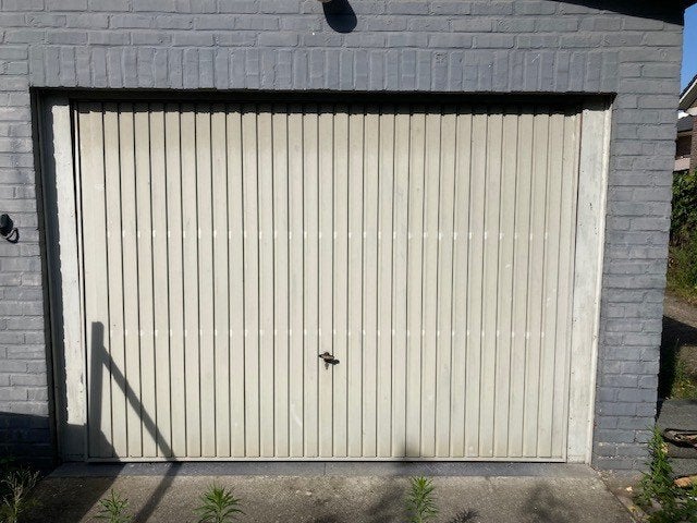 garagepoort met elektrische bediening, Bricolage & Construction, 200 cm ou plus, Gris, Fonctionnement électrique, Enlèvement