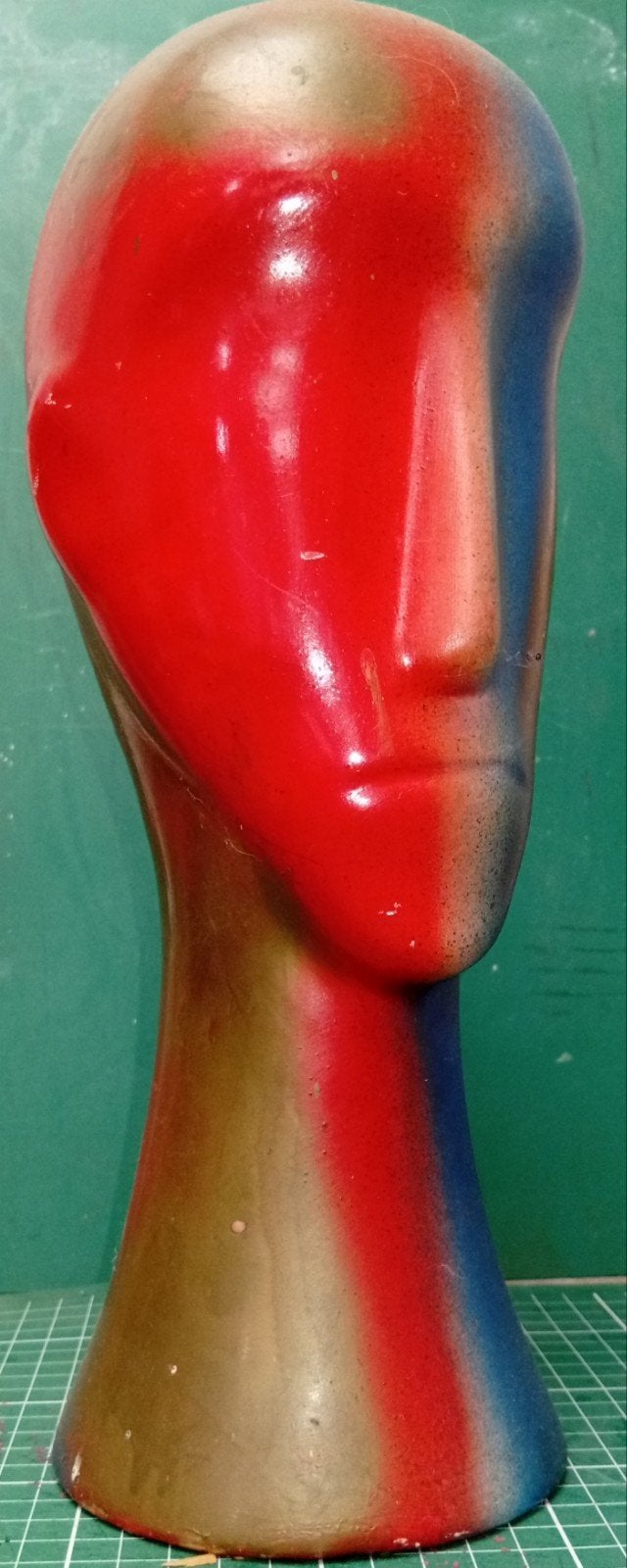 Art brut années 90. Profil arc en ciel. Sculpture, Antiquités & Art, Antiquités | Vases