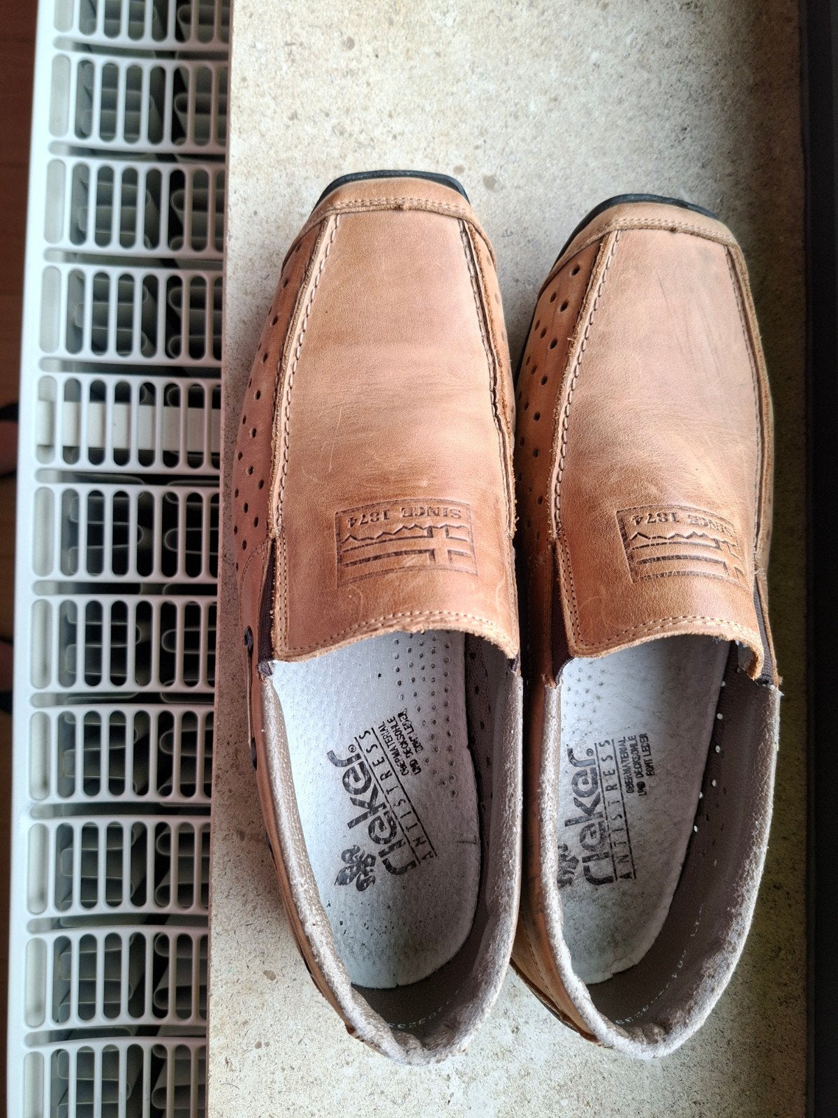 moccasins, Kleding | Heren, Schoenen, Ophalen, Bruin, Espadrilles of Moccasins, RIEKER