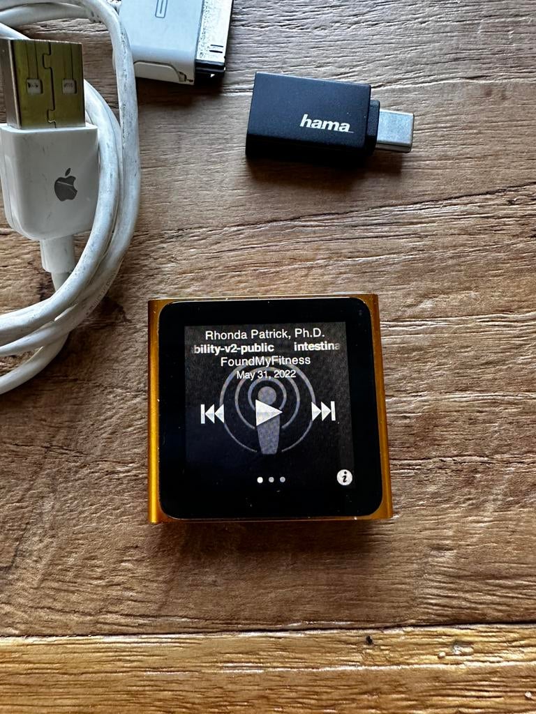 Apple iPod Mini – Werkt Perfect – Inclusief USB-C Adapter, Enlèvement ou Envoi, Utilisé, Mini, Avec radio