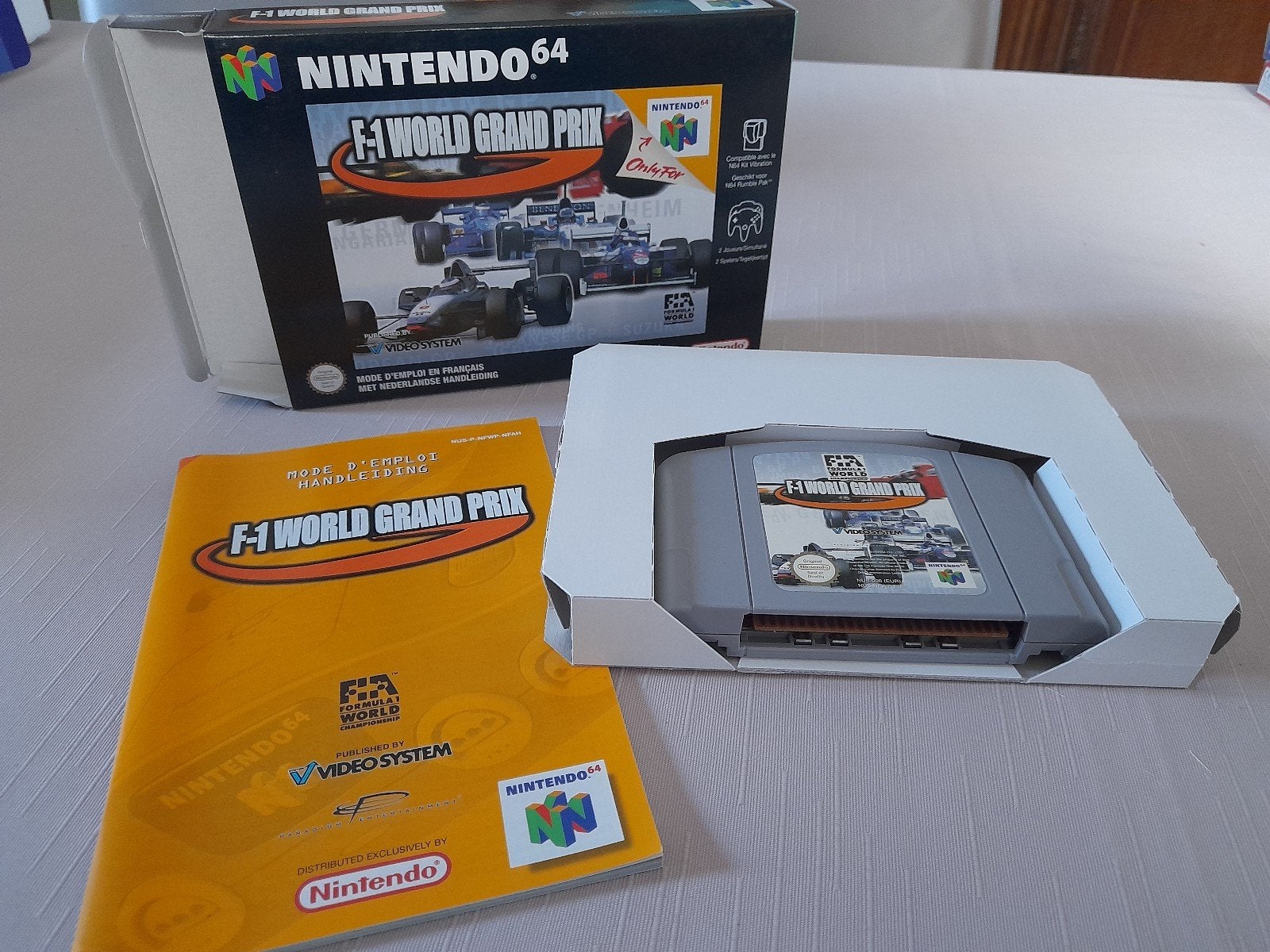 nintendo64 spel f1world grand prix, Games en Spelcomputers, Ophalen, Gebruikt, Racen en Vliegen