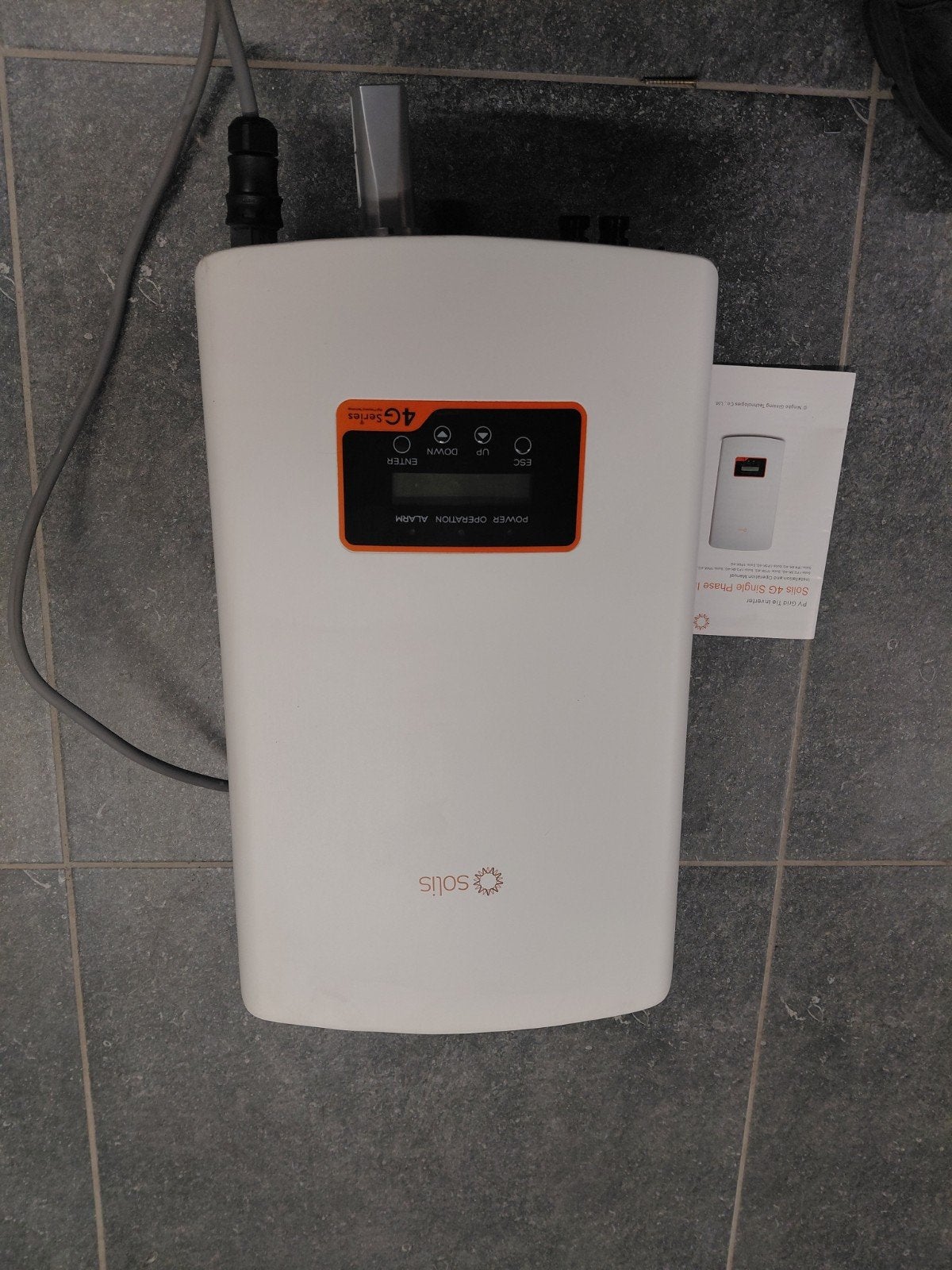 Omvormer  solis, Doe-het-zelf en Bouw, Ophalen, Gebruikt