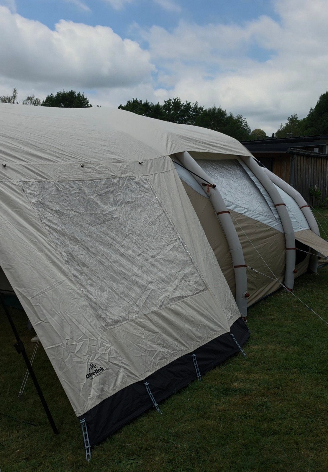 Obelink Soleil Plus Window TC tentluifel – zo goed als nieuw, Caravans en Kamperen, Ophalen of Verzenden, Zo goed als nieuw
