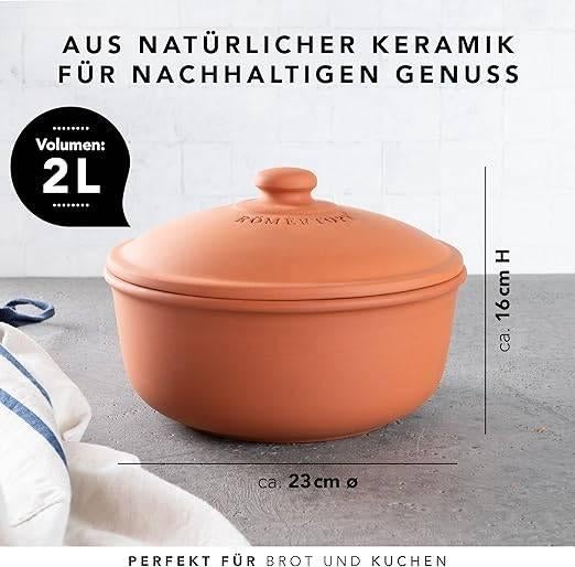 Moule à pain en terre cuite | 1,5 L | LIVRAISON GRATUITE, Neuf, -, Autres types, Autres matériaux