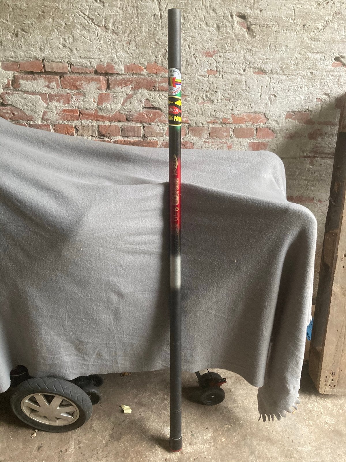 Vaste stok vishengen 9.5metef, Watersport en Boten, Ophalen, Gebruikt, Vaste hengel
