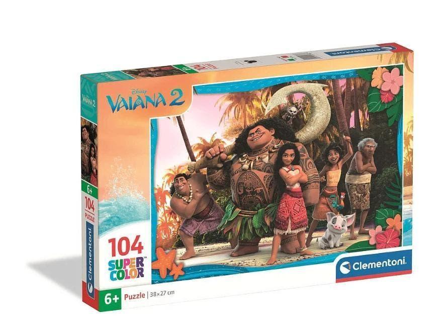 Vaiana Puzzel - 104 stukjes - Clementoni Legpuzzel - Disney, Kinderen en Baby's, Ophalen of Verzenden, Meer dan 50 stukjes, Nieuw
