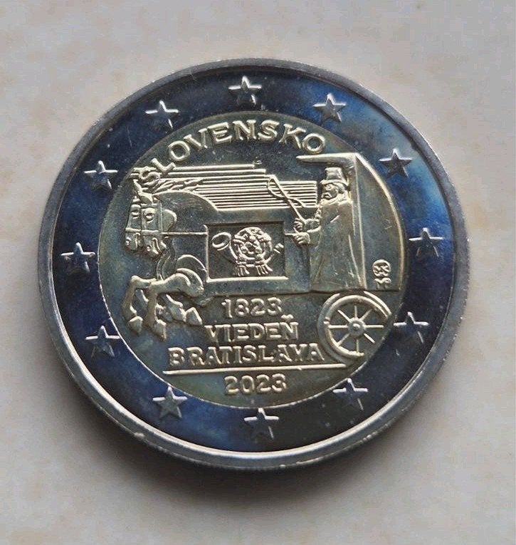 2023 Slovakia , 2 Euro Commemorative Coin, Ophalen of Verzenden