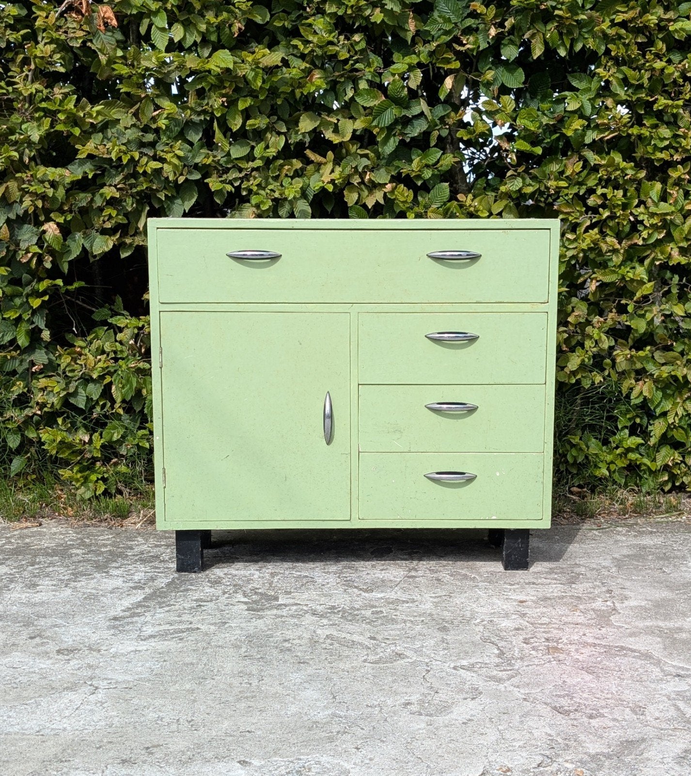 Commode vintage, 3 ou 4 tiroirs, Moins de 100 cm, Vintage, Enlèvement