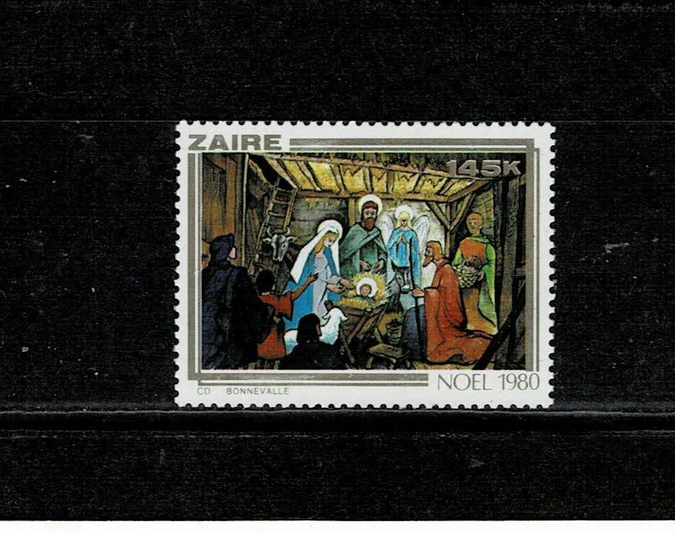 AFRIKA ZAÏRE RELIGIE KERSTMIS 1 POSTZEGEL POSTFRIS - SCAN, Ophalen, Overige landen, Postfris