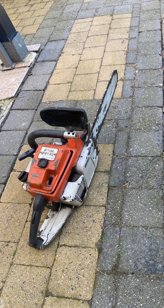 Te koop: Stihl 041 AV Quickstop kettingzaag, Tuin en Terras, Ophalen, Gebruikt
