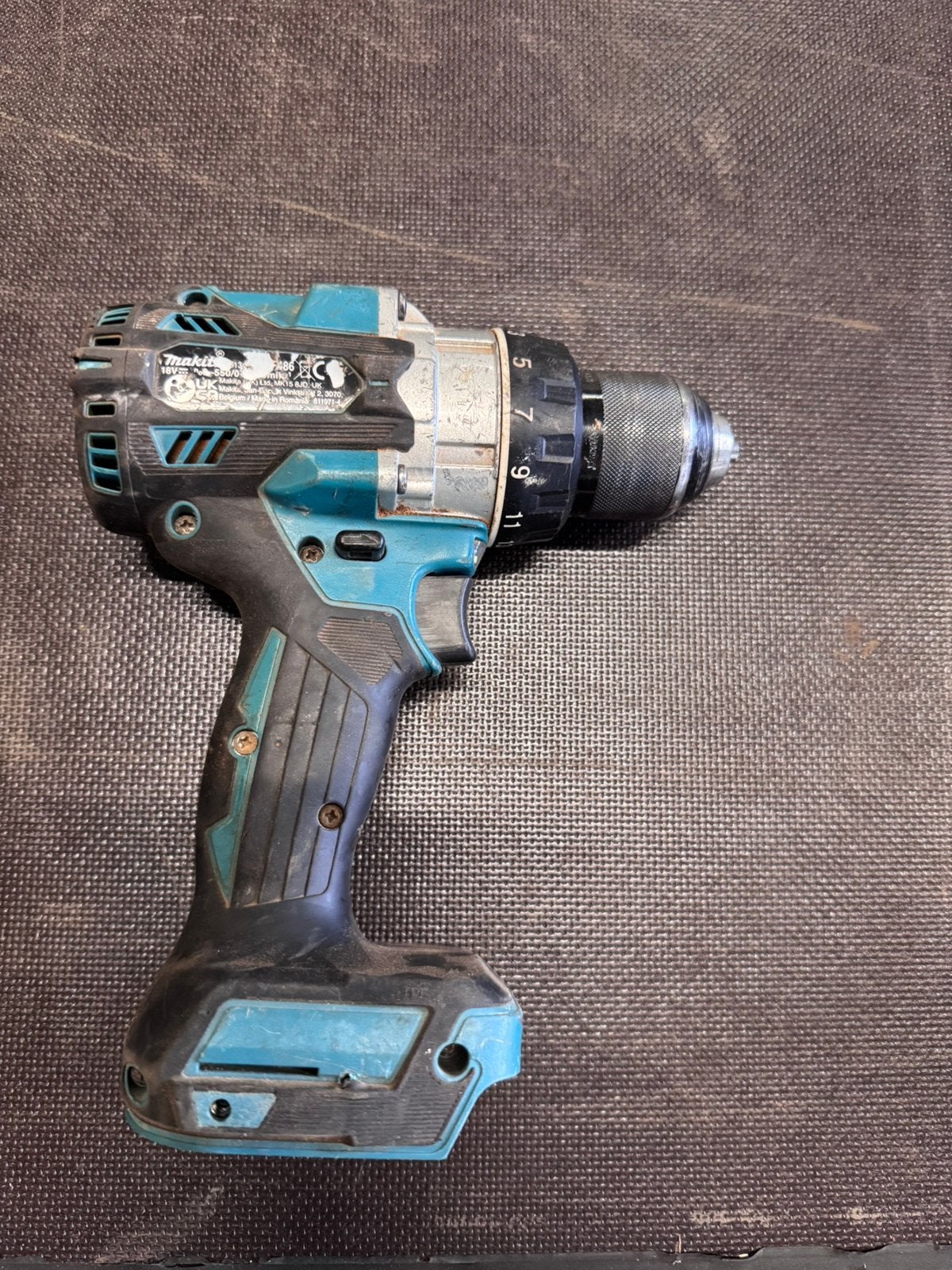 Makita 18V Brushless Heavy Duty Boorschroefmachine (Body), Ophalen, Gebruikt