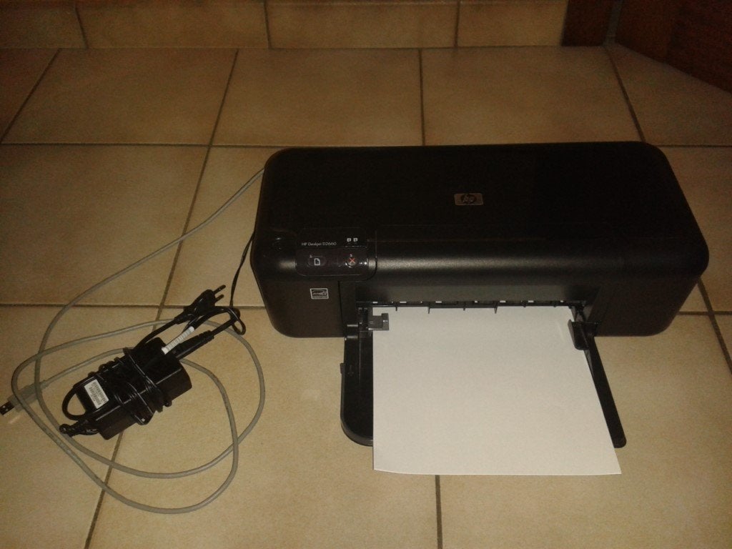 Zwarte printer HP Deskjet D2660 zwart kleur, Informatique & Logiciels, Imprimantes, Imprimante, Enlèvement, Imprimante à jet d'encre