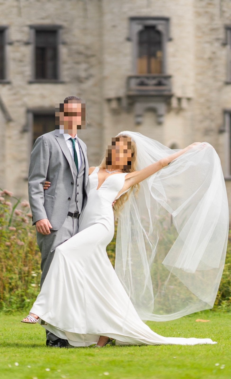 Prachtige unieke exclusieve trouwjurk – op maat gemaakt, Kleding | Dames, Ophalen of Verzenden, Zo goed als nieuw, Trouwjurk