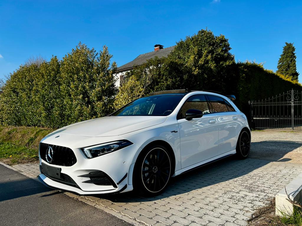 MB A35 AMG / 2.0 TI 306 Pk / 4 Matic / Aero / Pano / Gekeurd, Auto's, Mercedes-Benz, Automaat, https://public.car-pass.be/verify/2662-4567-6511