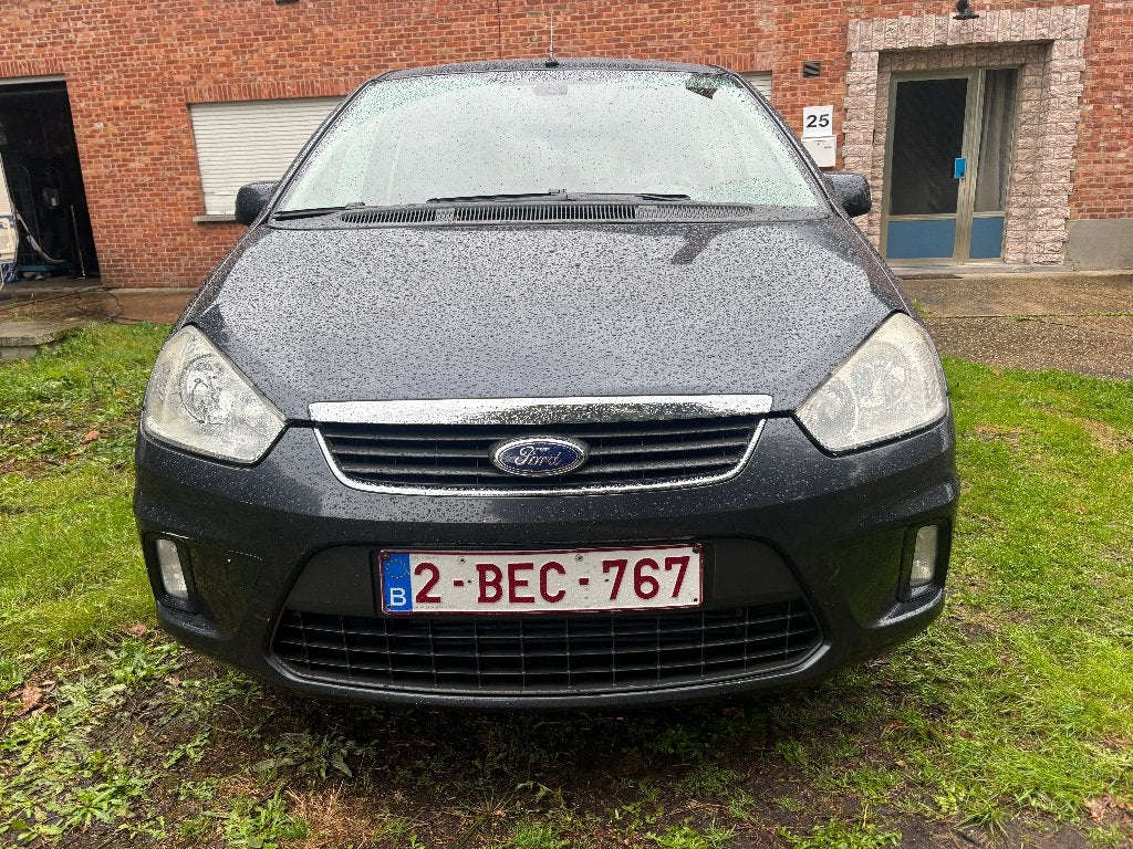 Ford Focus C-MAX 1.8TDCi GHIA EURO 4  cuir airco GPS, Autos, Cuir, Argent ou Gris, Achat, Entreprise
