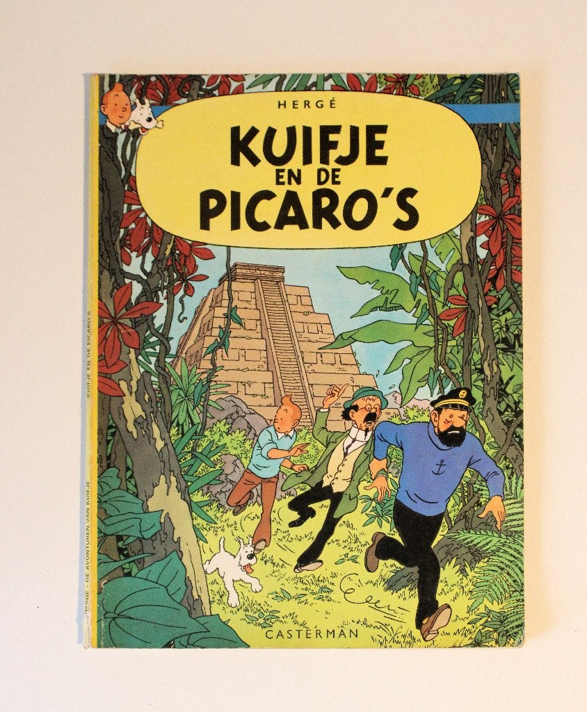 Kuifje en de Picaro's (1ste druk), Gelezen, Eén stripboek, Ophalen of Verzenden, Hergé