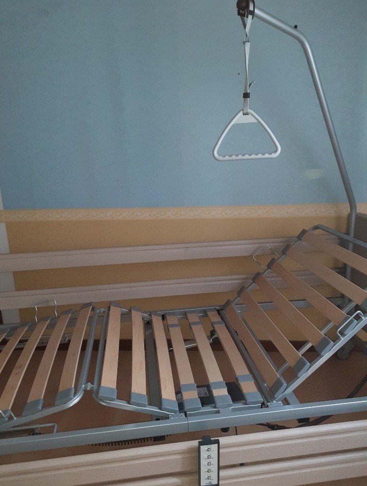 Lit médical comme neuf !, 90 cm, Gris, Style contemporain, Enlèvement