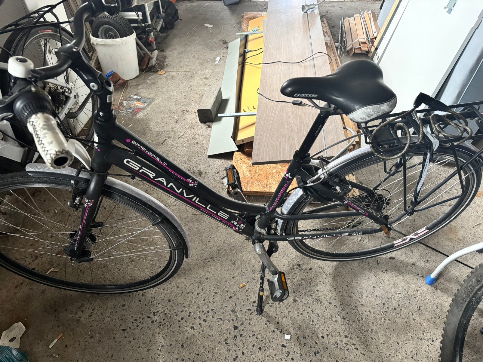 Damesfiets granville, Enlèvement, 1 siège, Utilisé, Frein sur jante