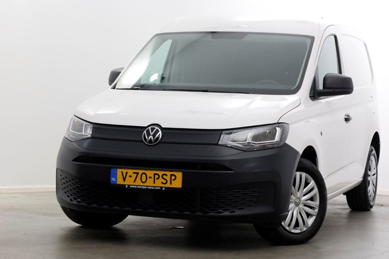Volkswagen Caddy Cargo 2.0 TDI Airco/CarPlay 06-2023, Auto's, Parkeersensor, 129 g/km, Wit, Bedrijf