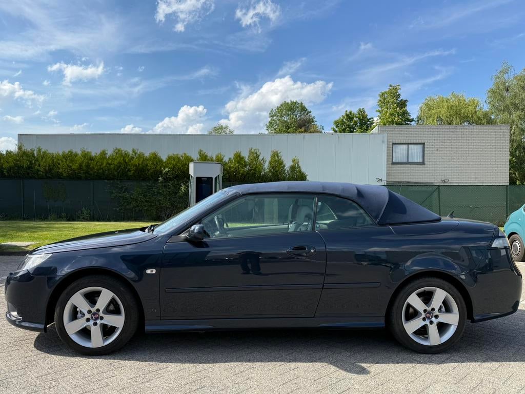 Saab 9-3 Cabrio Vector 1.8 Turbo met nieuwe kap, Autos, Saab, Cuir, Entreprise, Cabriolet, Boîte manuelle