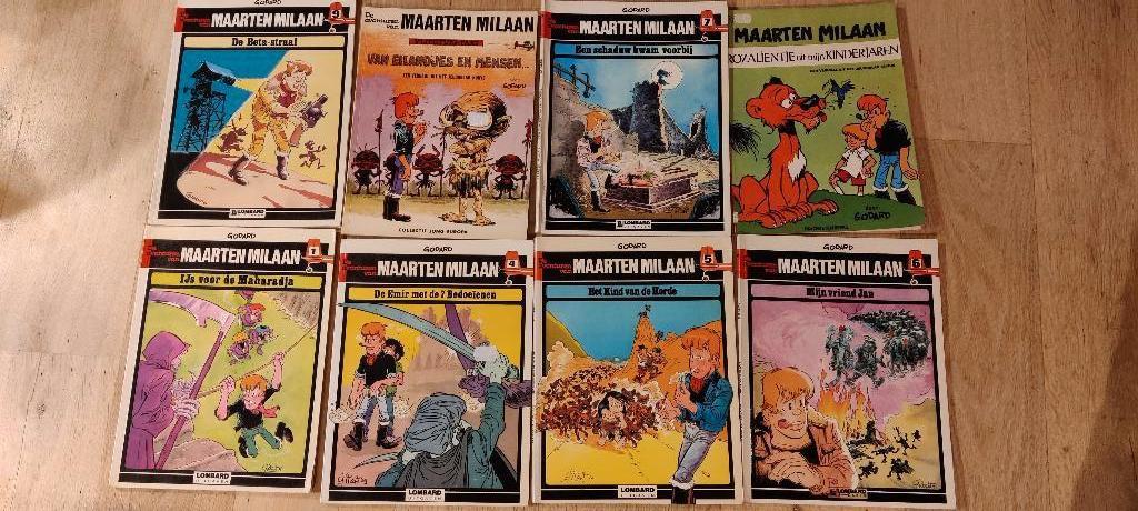 8 avonturen van Maarten Milaan, Livres, BD, Utilisé, Plusieurs BD, Enlèvement