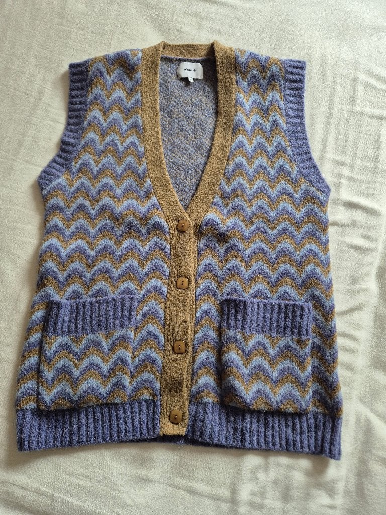 mouwloze pull Nümph, Kleding | Dames, Nûmp, Blauw, Zo goed als nieuw, Ophalen