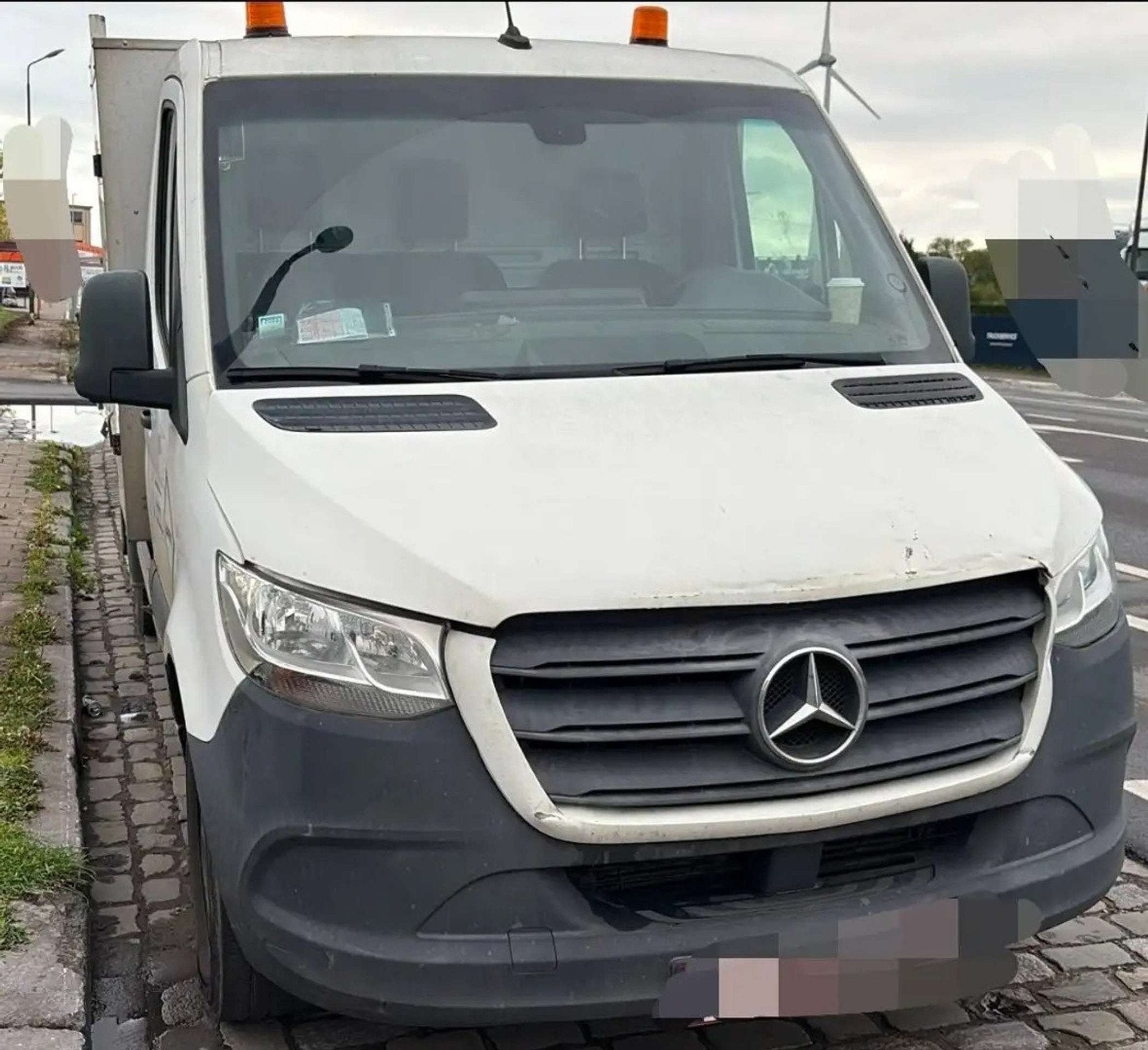 Mercedes-Benz 314 CDI Automatique bj. 2021 KIPPER 98000km, Auto's, Automaat, Gebruikt, Wit, Bedrijf
