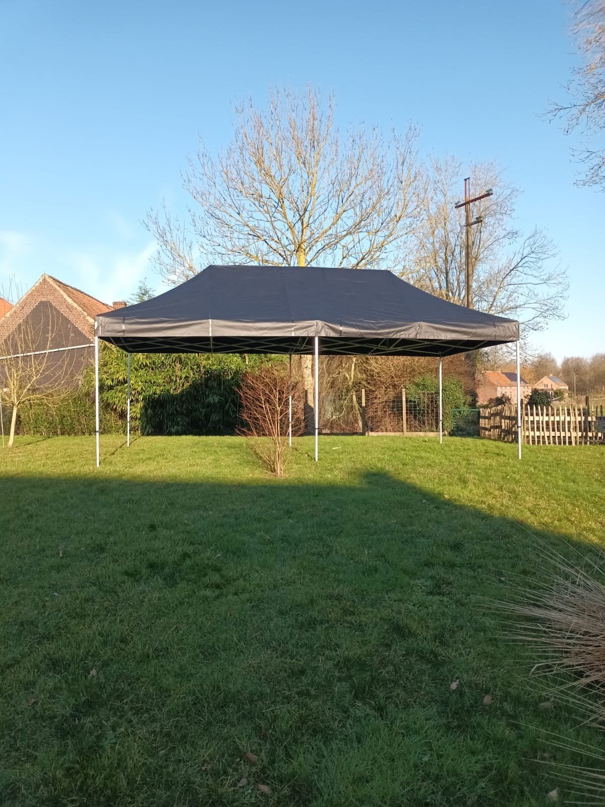 Tonnelle 4x8m, Tente de réception, Pliable, 4 à 6 mètres, Enlèvement
