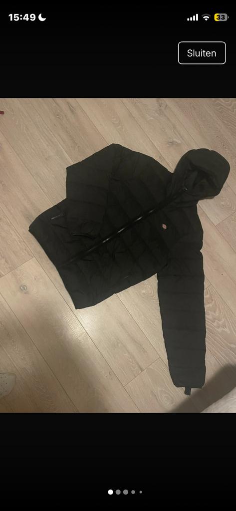 Zwarte dickies puffer jas M, Ophalen of Verzenden, Zo goed als nieuw